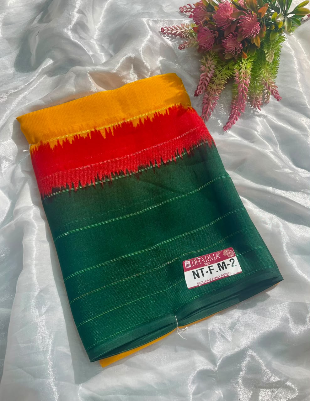 NT-F.M-2  FANCY PATTERN SAREE WITH BEAUTIFUL DESIGN WITH RICH PALLU DESIGN WITH BUTTA DESIGN WITH BORDER WITH BLLOUSE
