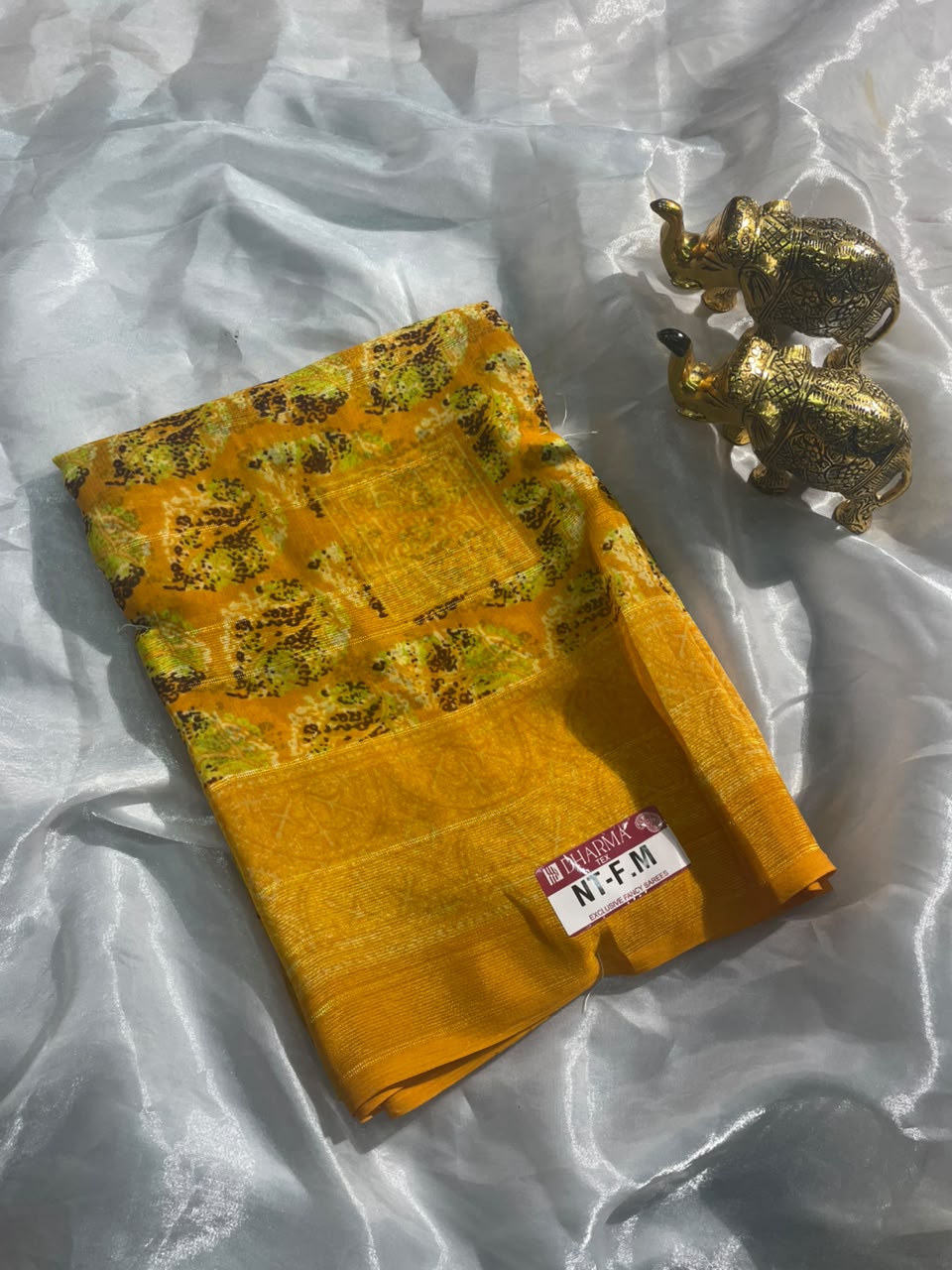 NT-F.M FANCY PATTERN SAREE WITH BEAUTIFUL DESIGN WITH RICH PALLU DESIGN WITH BUTTA DESIGN WITH BORDER WITH BLLOUSE