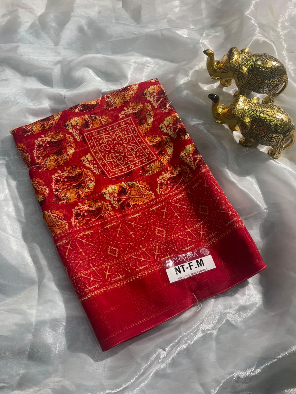 NT-F.M FANCY PATTERN SAREE WITH BEAUTIFUL DESIGN WITH RICH PALLU DESIGN WITH BUTTA DESIGN WITH BORDER WITH BLLOUSE