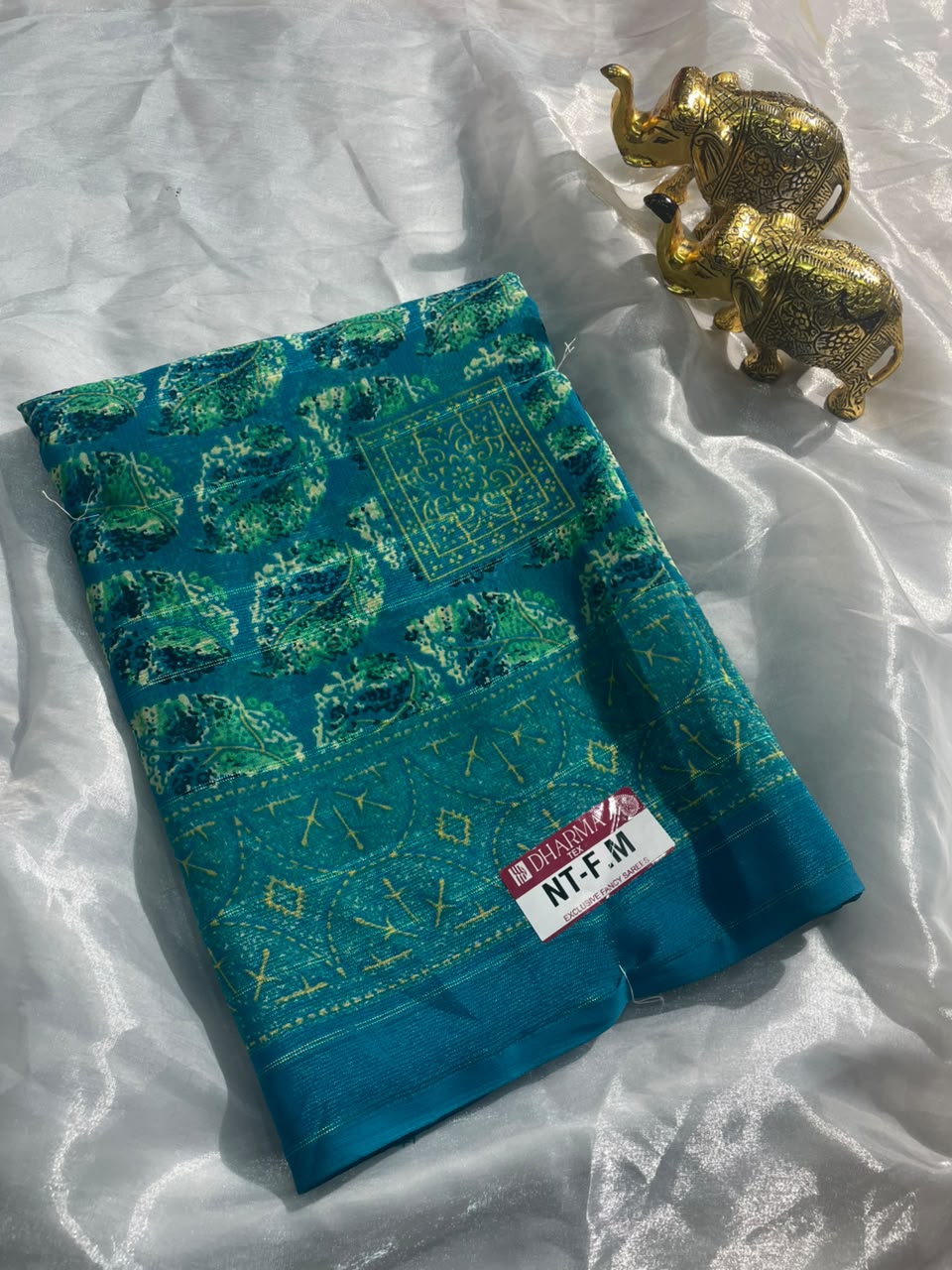 NT-F.M FANCY PATTERN SAREE WITH BEAUTIFUL DESIGN WITH RICH PALLU DESIGN WITH BUTTA DESIGN WITH BORDER WITH BLLOUSE