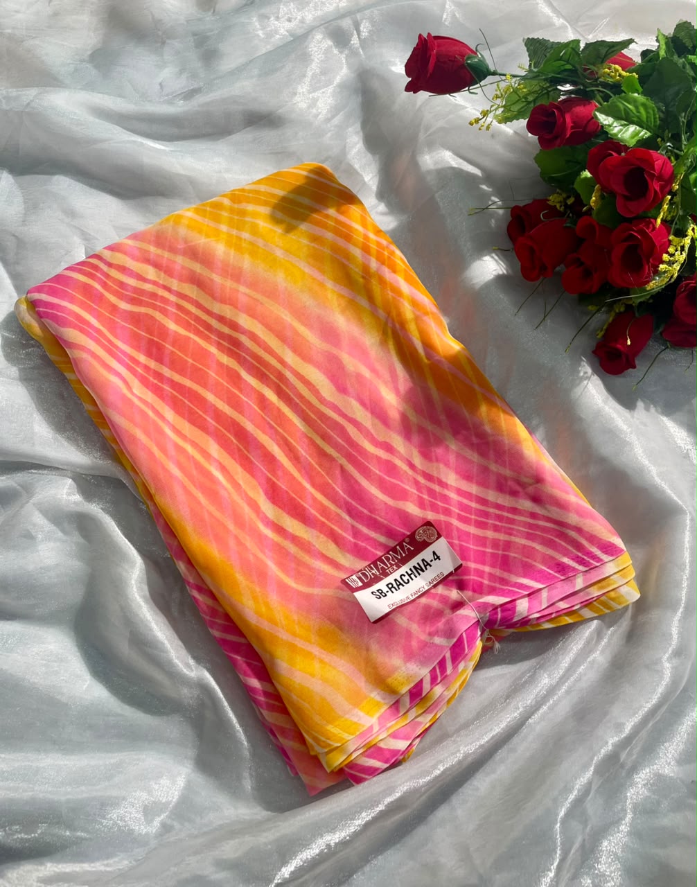 SB-RACHNA-4 WEIGHTLESS FABRIC SAREE WITH BEAUTIFUL SOFT SAREE WITH PRINT SAREE AND BLOUSE