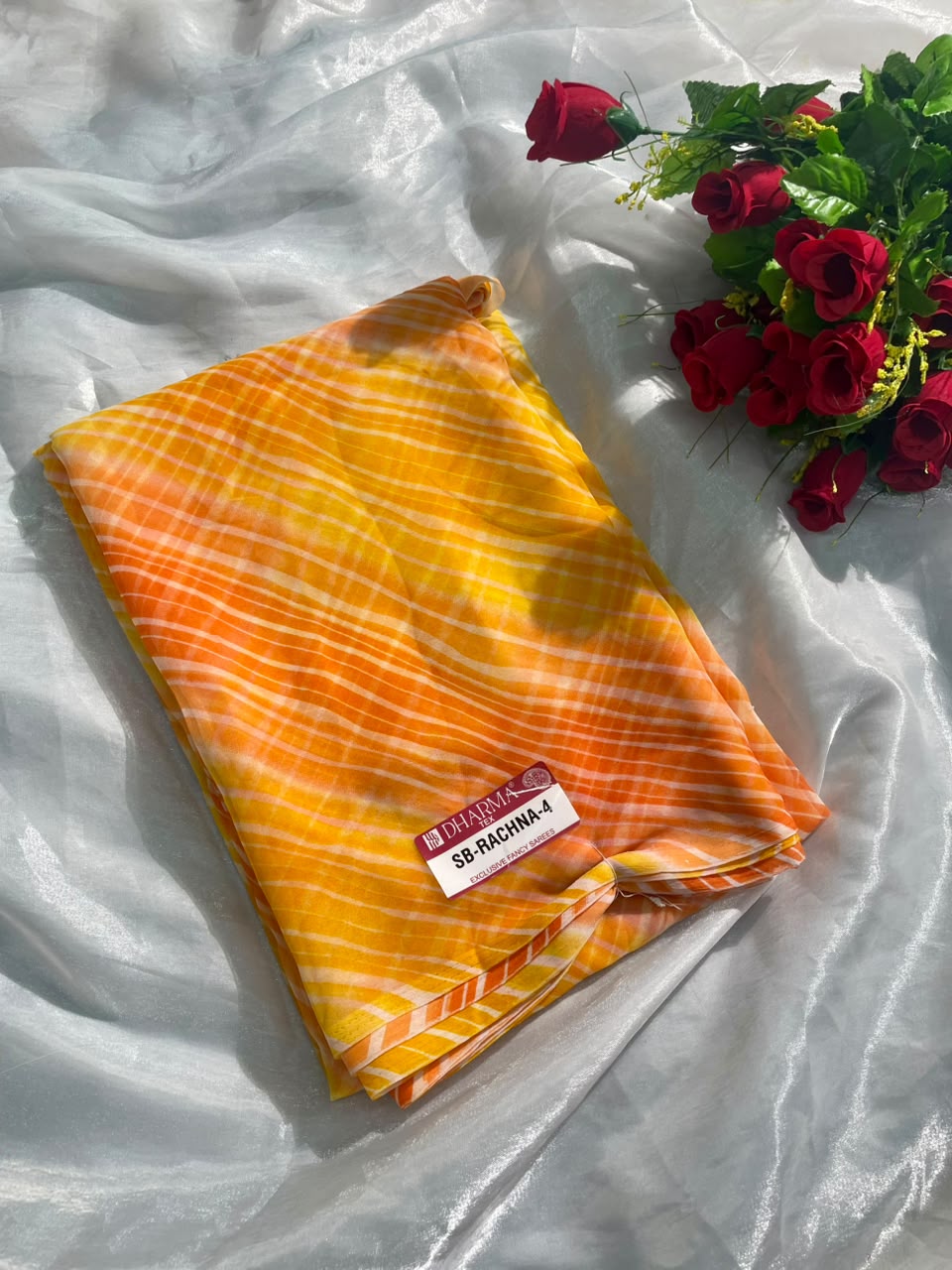 SB-RACHNA-4 WEIGHTLESS FABRIC SAREE WITH BEAUTIFUL SOFT SAREE WITH PRINT SAREE AND BLOUSE
