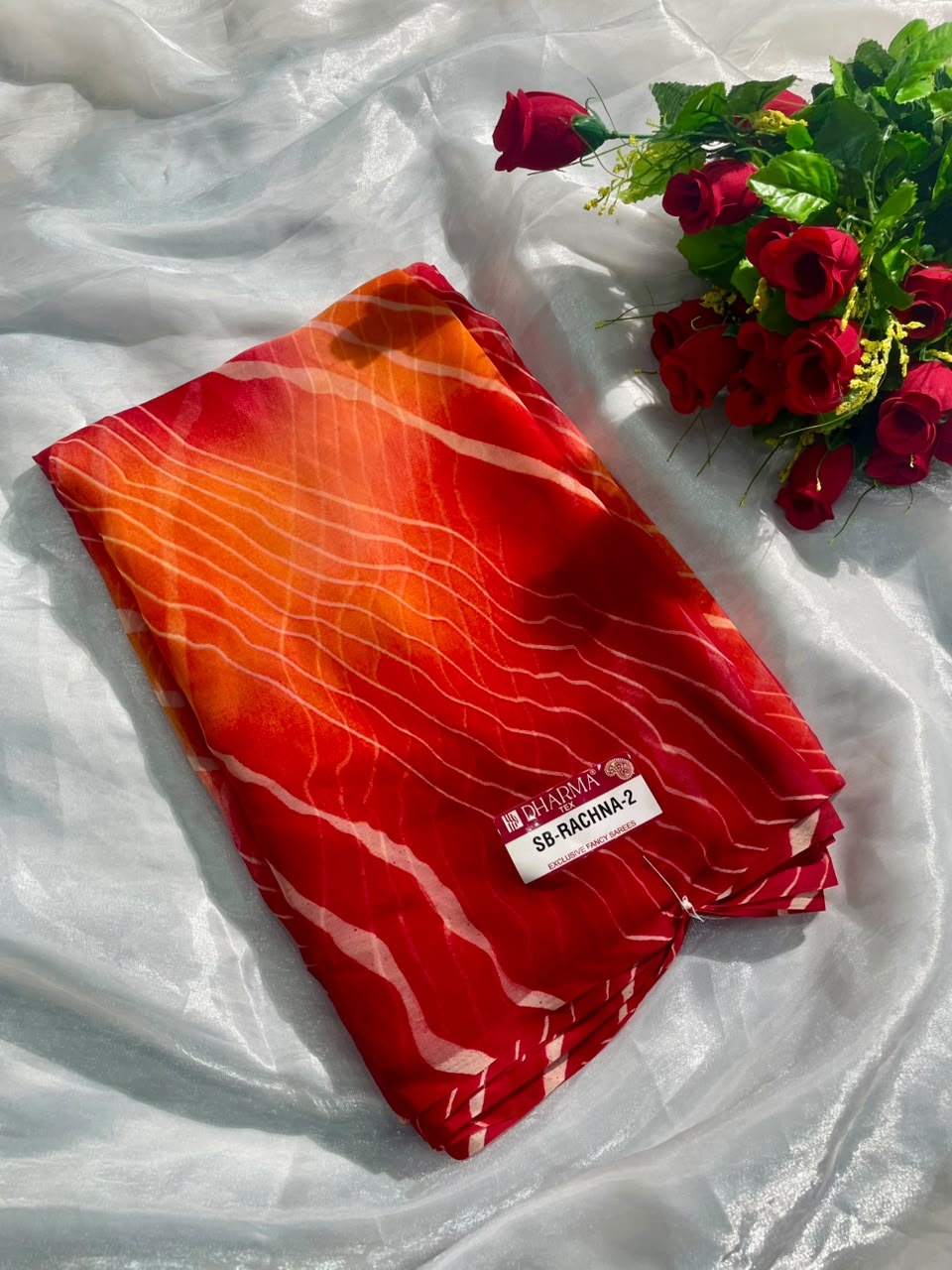 SB-RACHNA-2 WEIGHTLESS FABRIC SAREE WITH BEAUTIFUL SOFT SAREE WITH PRINT SAREE AND BLOUSE