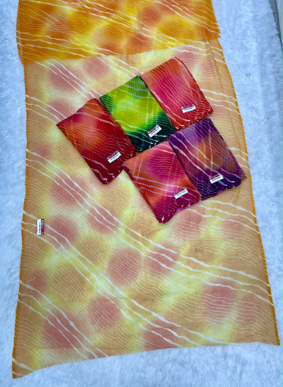 SB-RACHNA-2 WEIGHTLESS FABRIC SAREE WITH BEAUTIFUL SOFT SAREE WITH PRINT SAREE AND BLOUSE