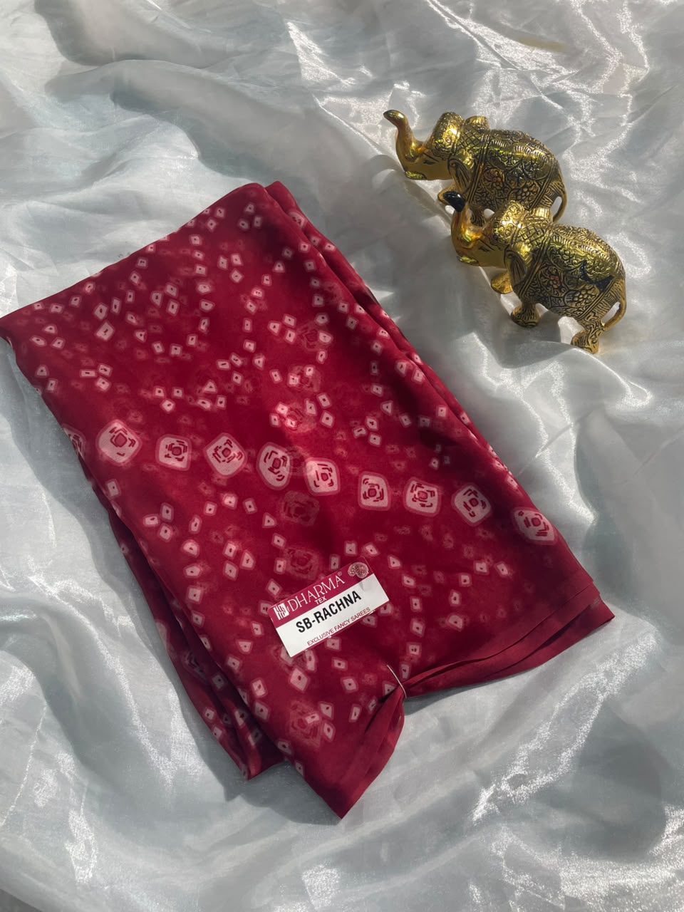 SB-RACHNA WEIGHTLESS FABRIC SAREE WITH BEAUTIFUL SOFT SAREE WITH PRINT SAREE AND BLOUSE