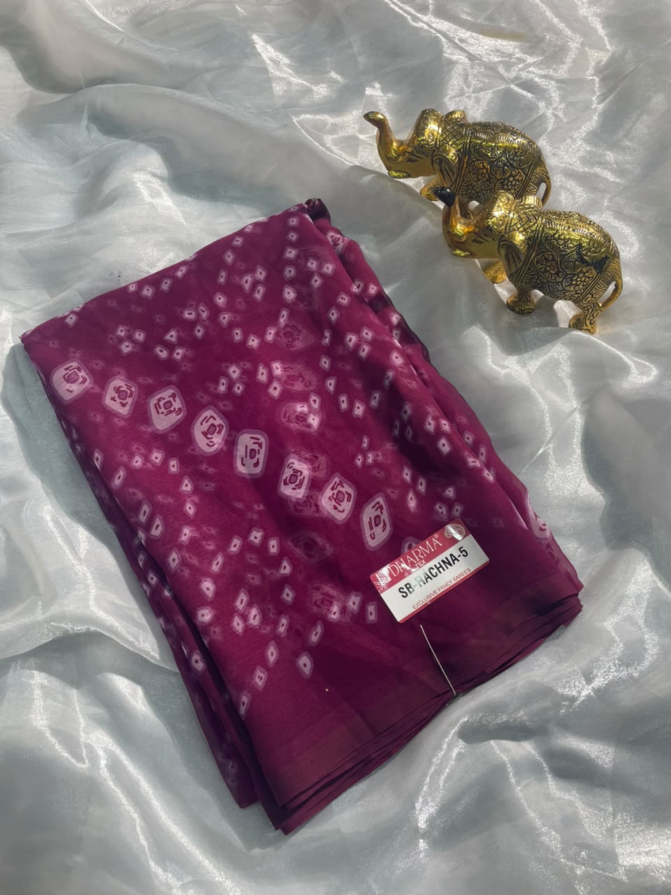SB-RACHNA WEIGHTLESS FABRIC SAREE WITH BEAUTIFUL SOFT SAREE WITH PRINT SAREE AND BLOUSE