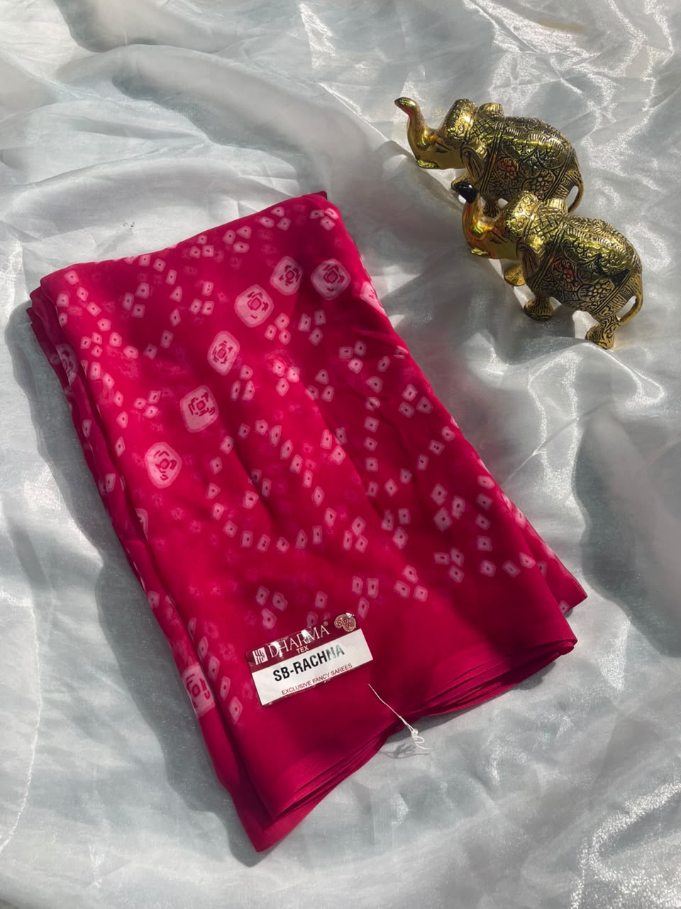 SB-RACHNA WEIGHTLESS FABRIC SAREE WITH BEAUTIFUL SOFT SAREE WITH PRINT SAREE AND BLOUSE