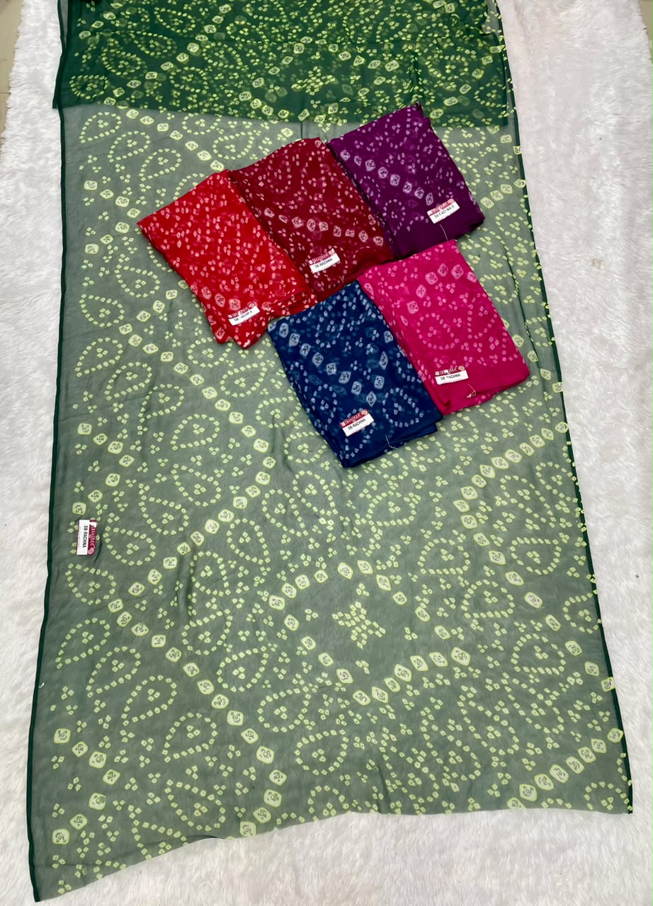 SB-RACHNA WEIGHTLESS FABRIC SAREE WITH BEAUTIFUL SOFT SAREE WITH PRINT SAREE AND BLOUSE