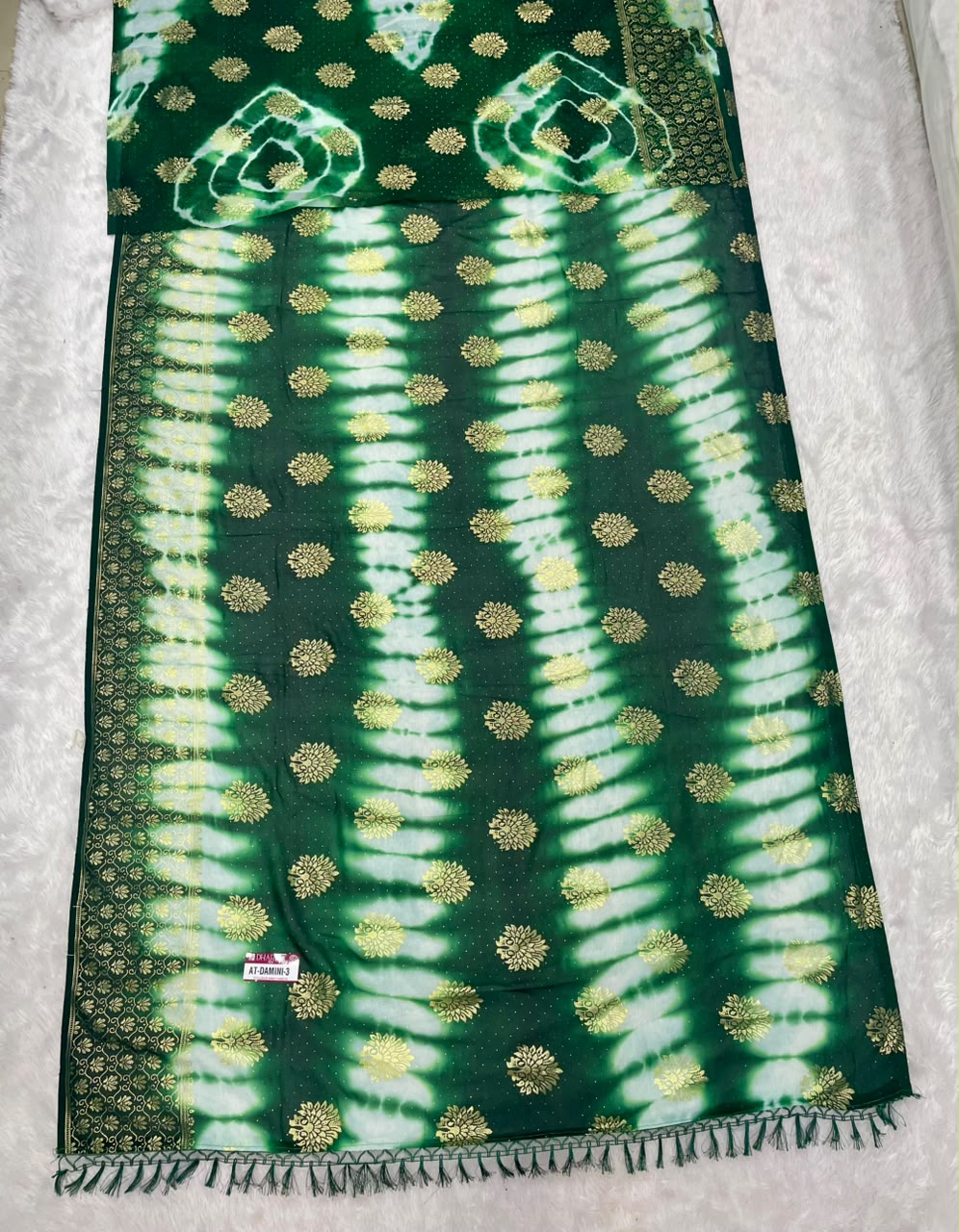 AT-DAMINI-3 DANI MURGA FABRIC SAREE WITH BEAUTIFUL DESIGN WITH CARRY DESIGN WITH BEAUTIFUL BORDER ON PALLU WITH BLOUSE