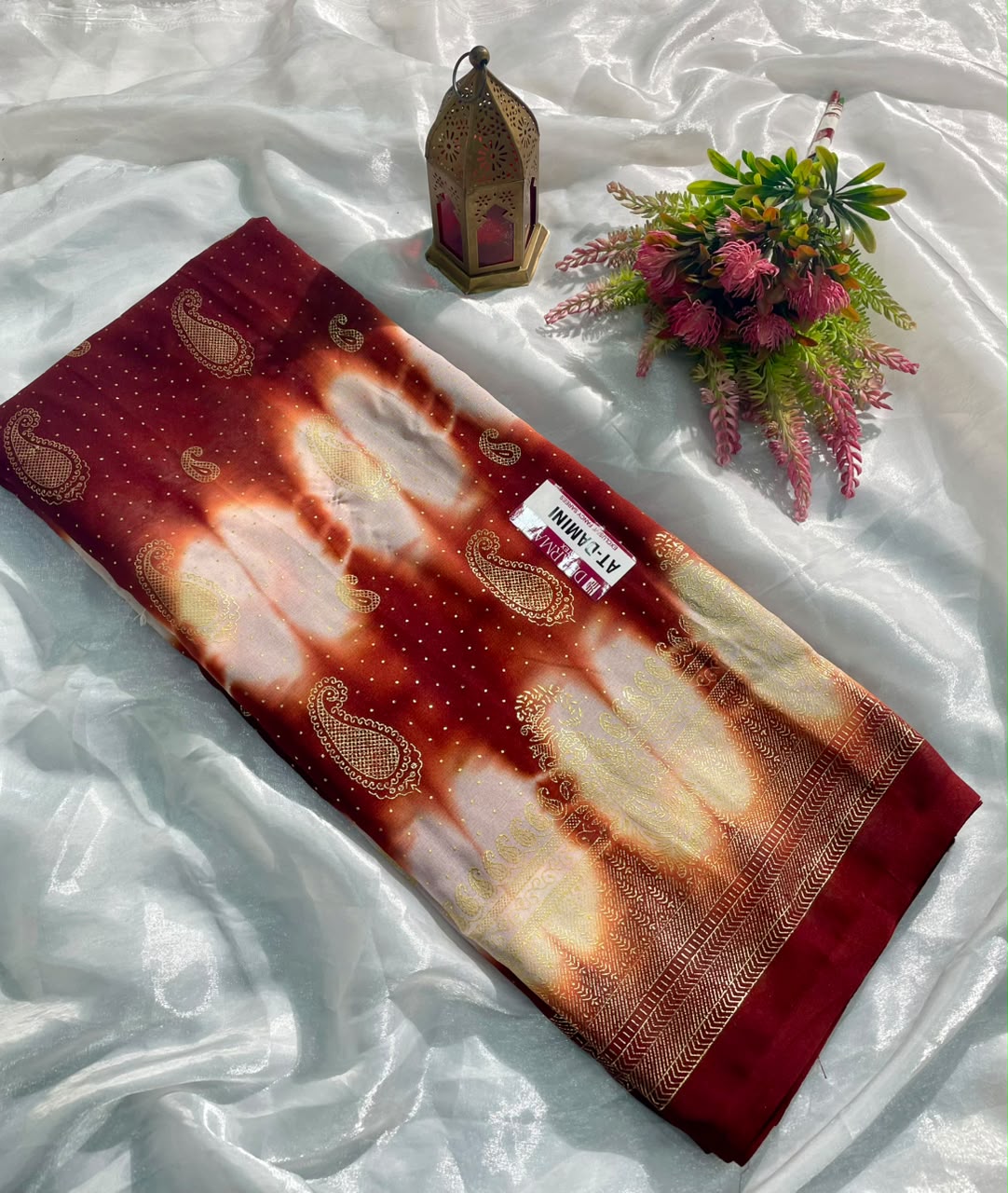 AT-DAMINI DANI MURGA FABRIC SAREE WITH BEAUTIFUL DESIGN WITH CARRY DESIGN WITH BEAUTIFUL BORDER ON PALLU WITH BLOUSE