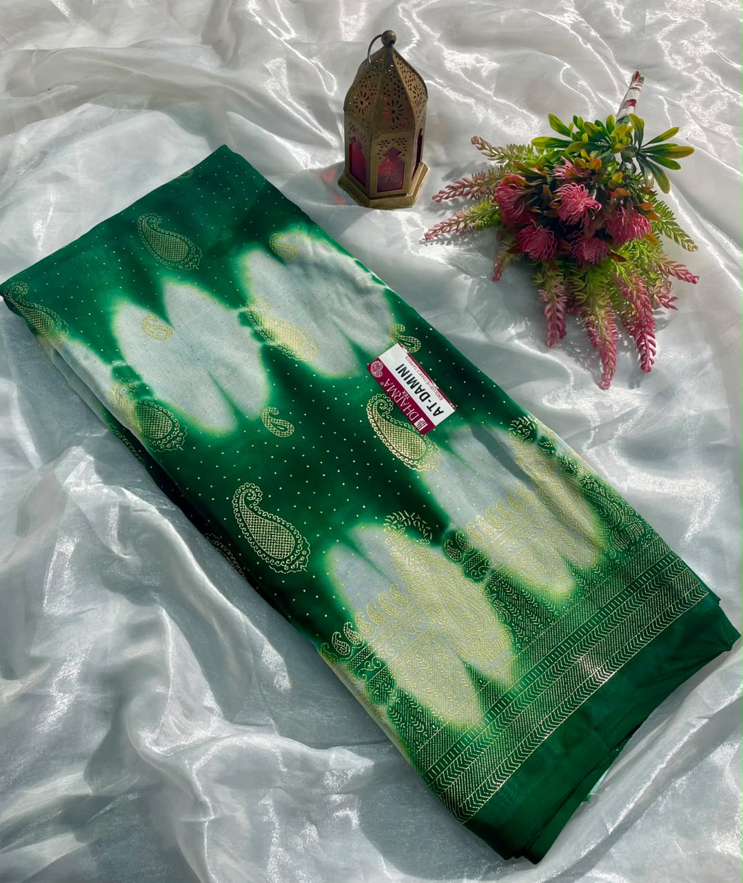 AT-DAMINI DANI MURGA FABRIC SAREE WITH BEAUTIFUL DESIGN WITH CARRY DESIGN WITH BEAUTIFUL BORDER ON PALLU WITH BLOUSE