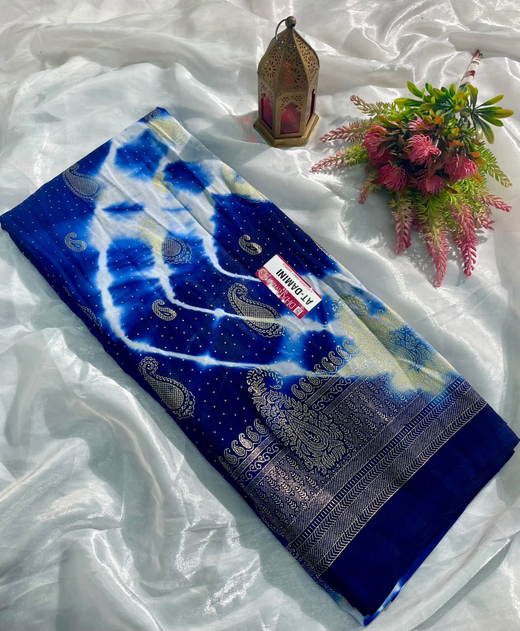 AT-DAMINI DANI MURGA FABRIC SAREE WITH BEAUTIFUL DESIGN WITH CARRY DESIGN WITH BEAUTIFUL BORDER ON PALLU WITH BLOUSE