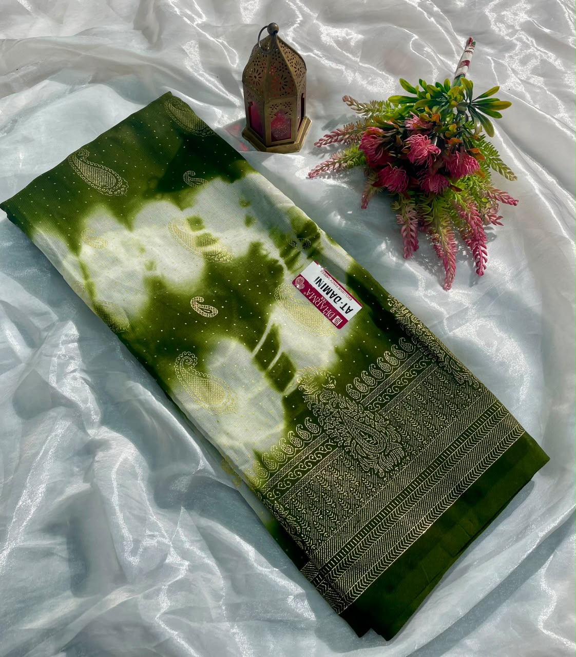 AT-DAMINI DANI MURGA FABRIC SAREE WITH BEAUTIFUL DESIGN WITH CARRY DESIGN WITH BEAUTIFUL BORDER ON PALLU WITH BLOUSE