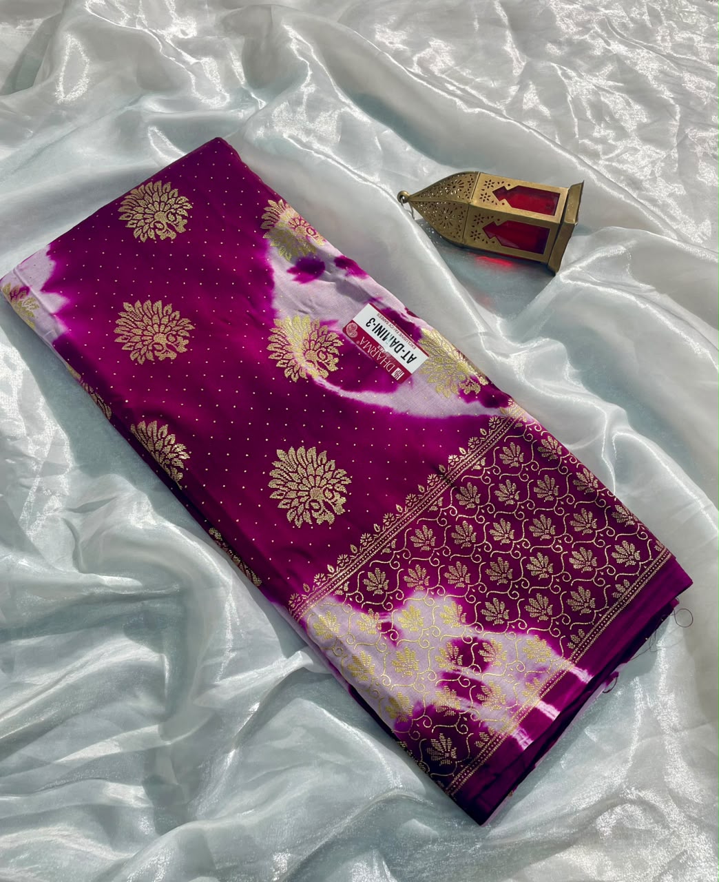 AT-DAMINI-2 DANI MURGA FABRIC SAREE WITH BEAUTIFUL DESIGN WITH CARRY DESIGN WITH BEAUTIFUL BORDER ON PALLU WITH BLOUSE