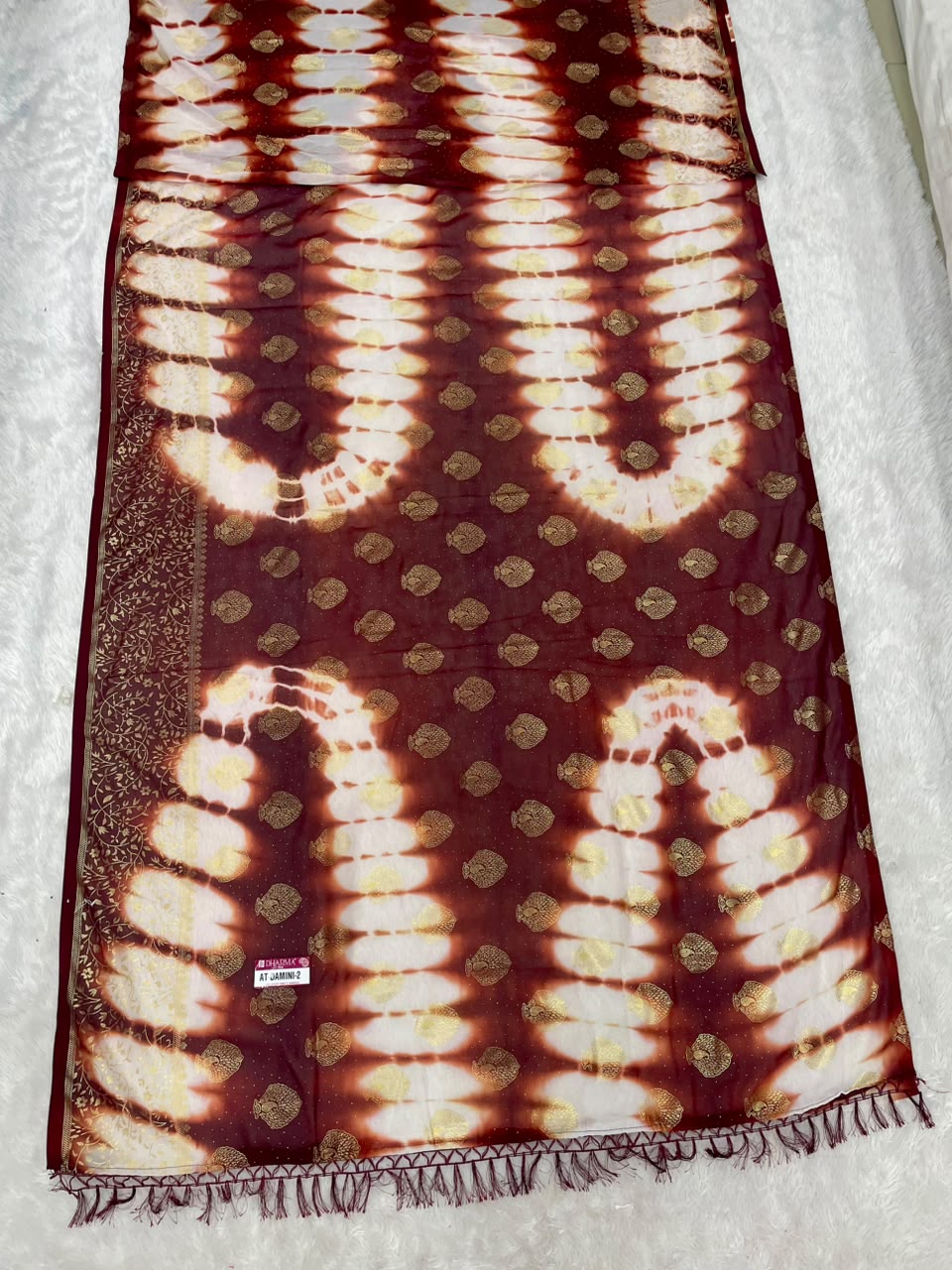 AT-DAMINI-2 DANI MURGA FABRIC SAREE WITH BEAUTIFUL DESIGN WITH CARRY DESIGN WITH BEAUTIFUL BORDER ON PALLU WITH BLOUSE