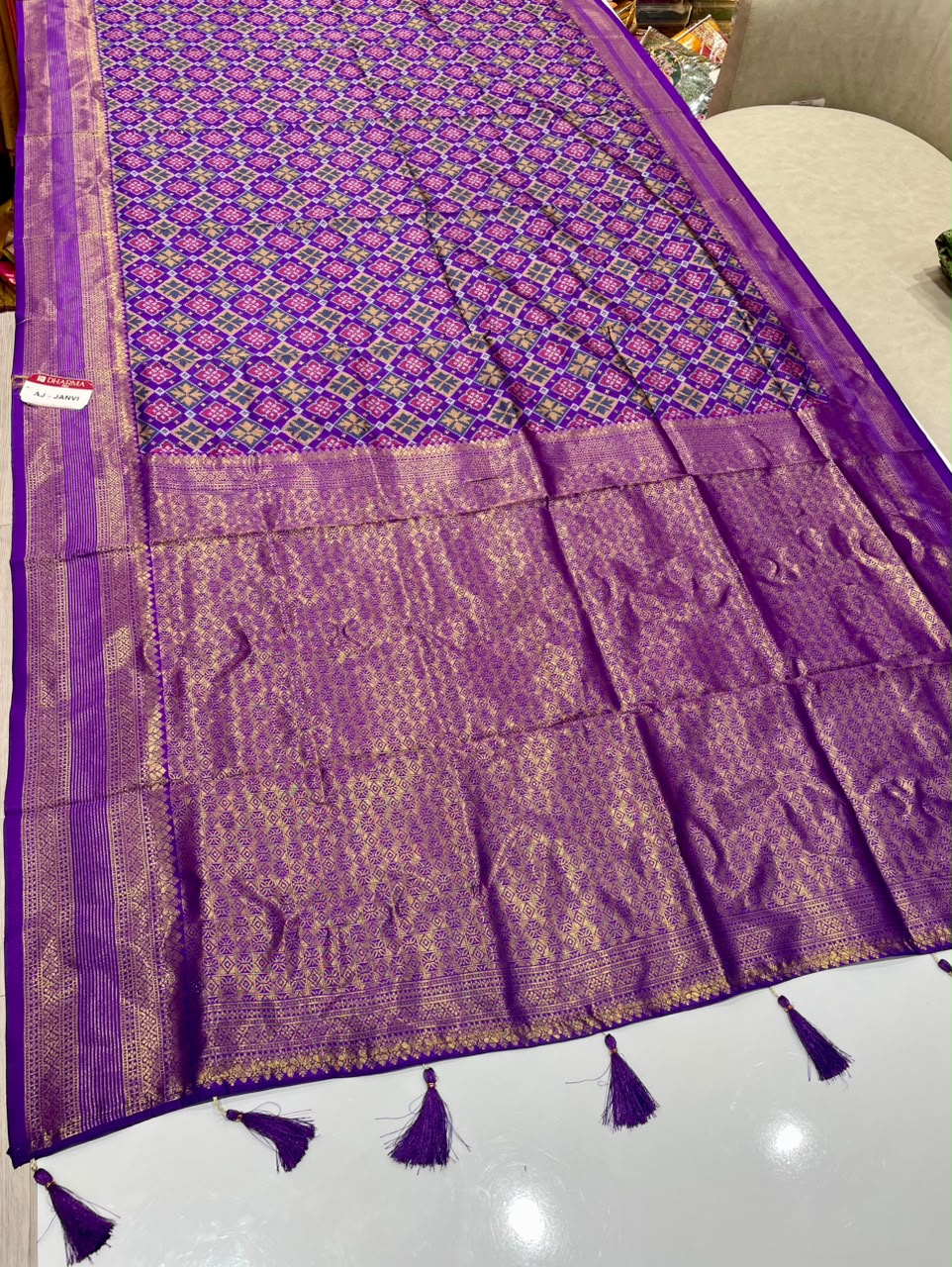 AJ-JANVI SOFT SILK FABRIC SAREE WITH BEAUTIFUL DESIGN WITH RICH PALLU DESIGN WITH HEAVY DESIGN ON BODY WITH BLOUSE